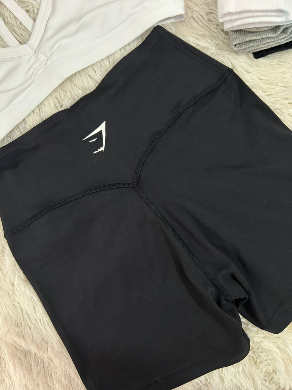 Legacy Logo Tight Shorts - Black | S