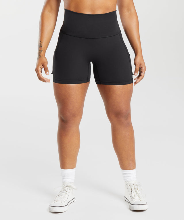 Legacy Logo Tight Shorts - Black | S